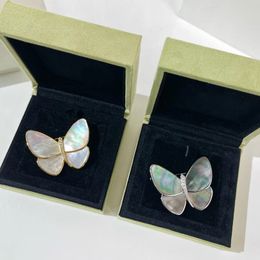 Pins Brooches Trend Brand Brooch Luxury Jewellery for Women Fashion Designer Clothing Accessorie Fine Quality Butterfly Broochs 231101