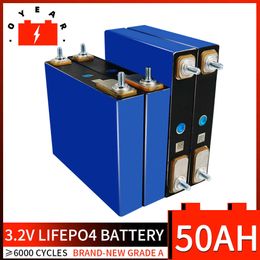 50AH Lifepo4 Battery DIY 12V 24V 48V Solar Battery Rechargeable Lithium iron phosphate Cell Pack For RV Vans Camper EV Boat