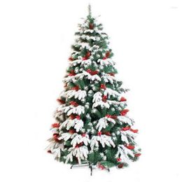 Christmas Decorations 1.8M / 180CM Enveloped Red Fruit Pine Snow Tree Day El Shopping Arcade Decoration