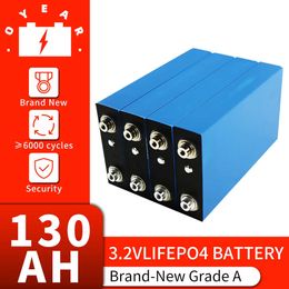 Grade A Lifepo4 Battery 130Ah Rechargeable Lithium Iron Phosphate Cell For RV Solar System Energy Storage System 12V 24V 48V