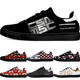 Custom shoe Diy Shoes men women sneaker winter autumn shoes black white blue grey pink handsome flame boy girl sports trainers sneakers big size 36-48