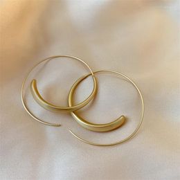 Hoop Earrings Adolph Trending Design Metal Circle Round For Women Statement Gold Colour Nightclub Earring Brincos In 2023