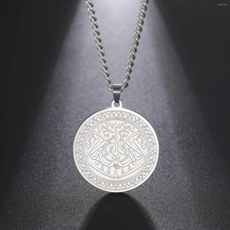 Pendant Necklaces Jeshayuan Stainless Steel Demon Necklace For Women Satan Sigil Of Lilith Amulet Mythology Wiccan Witchcraft Jewellery