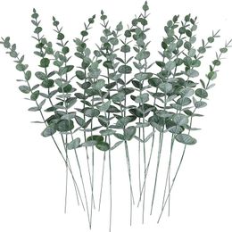 Faux Floral Greenery 100PCS Artificial Eucalyptus Leaves Wholesale Fake Plants for Vase Home Party Wedding Decoration Outdoor Garden Christmas 231102