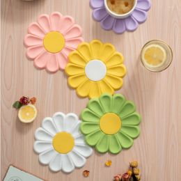 Table Mats Placemats Silicone Mat Coffee Decor Coasters Desk Cup Kitchen Accessories Waterproof Non-Slip Insulation Place