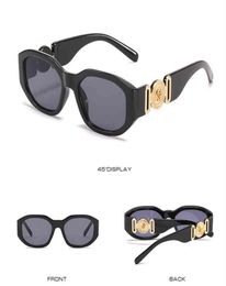 2022 Unique Small Sunglass Women Fashion Personality Lady Head Vintage Square Goggle SunGlass For Men oculos de sol4408409