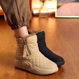 Boots Snow Women's Winter New Korean Fashion Thick Sole Shoes Plush Thickened