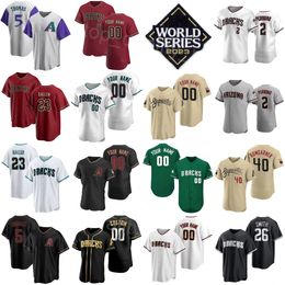 Men 23 24 Baseball 51 Randy Johnson Jerseys World Series 4 Ketel Marte 7 Corbin Carroll 12 Lourdes Gurriel 14 Gabriel Moreno 28 Pham 53 Christian Walker Space City