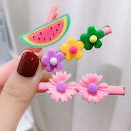 Hair Clips Children Jewelry Kids Cute Accessories Girl Princess Cartoon Animal Headwear Baby Pin Beauty Fashion