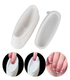 Nail Art Equipment Fashion Dipping Powder Holder French Tray Manicure Mold Dip Container Accesorios Collector Tool3262077