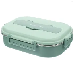 Dinnerware Sets Box Stainless Steel Container Adult Bento Metal Boxes 4 Compartment Portable Lunch Containers