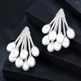 Stud Earrings GODKI Fashion Korea Pearls Fireworks Statement For Women Wedding Dubai Bridal Earring Bohemia Modern Jewellery