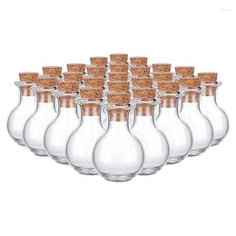 Storage Bottles 10pcs Mini Glass Clear Drifting Small Wishing With Cork Stoppers For Wedding Birthday Party Jars