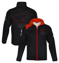 New season racing suit jacket zipper collar leisure motorcycle soft shell coat sweater custom plus size