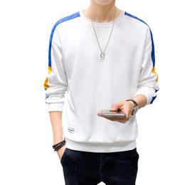 Men's T Shirts Pieces 2023 Long-sleeved T-shirt Bottoming Top Fashion All-match Male Available In Multiple ColorsMen's