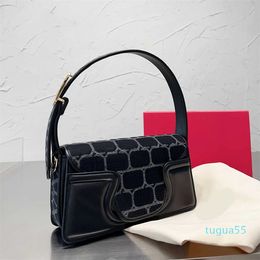 designer Hobo Bag women Underarm bags canvas handBag adjustable shoulder strap Women's Messenger Bag