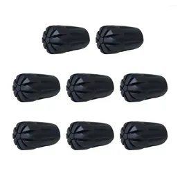 Trekking Poles 8Pcs Rubber Tips Cover Cane Tip Universal Walking Stick Head Waterproof Protectors Caps Hiking Pole Replacement