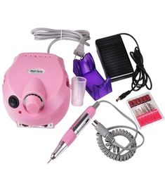 Pro Nail Tools 35000 RPM Electric Nail Drill Machine Manicure Drills Accessory Acrylic Nail Drill File Drill Bits Pedicure Kit2660238