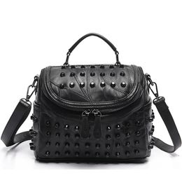 Evening Bags 2023 Luxury Women Genuine Leather Bag Sheepskin Messenger Handbags Famous Brands Designer Female Handbag Shoulder Sac 231102