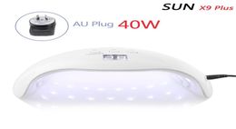 40W UV Gel Quick Dry LED Lamp Nail Adapter Dryer All Skin Types Nail 30s 60s 99s Low Heat Mode Art Tools271c8626117