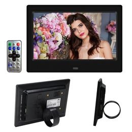 Digital Cameras 7 inch LED Po Frame Electronic Picture MP3 MP4 Movie Player 16 9 Display Screen 231101
