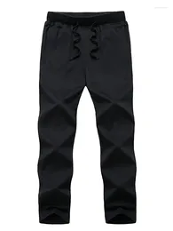 Men's Pants Large Size 9xl 8xl 7xl Sweatpants Male Joggers Track Elastic Waist Sport Casual Trousers Fitness Gym Clothing Black Grey