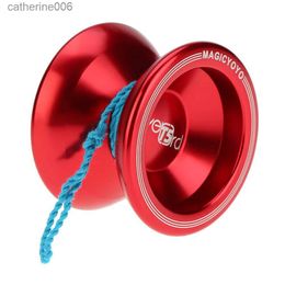 Yoyo Professional Yoyo T5 Overlord Aluminium Alloy Metal Yoyo 8 Ball KK Bearing with String for Kids PurpleL231102