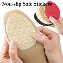 Shoe Parts Accessories Non-Slip Wear-Resistant Shoes Mat Stickers Self-Adhesive Sole Protector High Heels Forefoot Sticker Silicone Rubber Soles Pads 231102