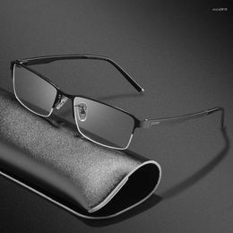Sunglasses Frames 2023 Glasses Frame For Men Half Rimless Optical Eyeglasses Prescription Eyewear With Recipe Male Man Style Spectacles