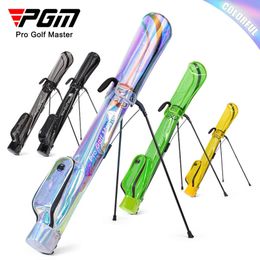 Golf Bags PGM Bag Women s Magic Stand Gun Lightweight Portable Club Transparent TPU Waterproof QIAB026 231102