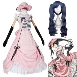 Anime Black Butler Ciel Cosplay Costume Halloween for Woman Clothes Dresses cosplay