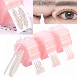 Eyelid Tools Sdatter 360/600Pcs Double Eyelid Tape Clear Gray Eye Lift Strips Invisible Double Fold Paste Eyelid Sticker Self-adhesive Makeup 231102