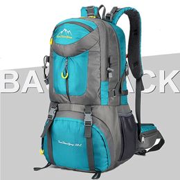 Outdoor Bags 40L50L60L Camping Backpack Hiking Climbing Waterproof Trekking Bag Man Woman Sport Travel Rucksack Cycling Daypack 231102