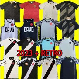 Qqq8 2023 2024 Regatas Vasco Da Gama Soccer Jerseys Pre Match Vintage Version Training Suit Maxi Rios Paulinho Fabiano Muriq 23 24 Football