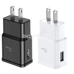 Fast Charging USB Wall Charger Full 5V 2A Adapter US EU Plug For Samsung Galaxy S20 S10 S9 S8 S6 Note 10 S23 S22 Utral b1