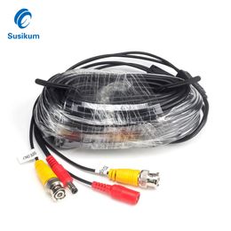 AHD Camera Cables 5M/10M BNC Cable Output DC Plug Cable for Analog AHD Surveillance CCTV DVR System Accessories