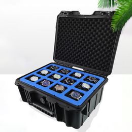 Watch Boxes Safety Organiser For Men Display Luxury Case Storage Box Travel Dampproof Mechanical Watches Watchmaker Gift