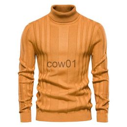 Men's Sweaters Men Turtlenecks Sweaters Knitwear Pullovers Solid Color Long Sleeved Striped Sweater Male Casual Daily Multicolor Sweaters S-XXL J231102