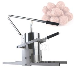 Commercial Meatball Making Machine Manual Meat Round Forming Maker Stainless Steel Dumplings Machine