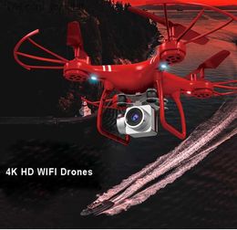 Drones Mini Drone With 4K 1080P 720P Hd Cameras Long Range Professionl Fpv Aircraft Four Axis Air Remote Control Helicopter Q231102