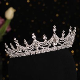 Headbands Wedding Tiaras Bridal Crowns For Women Birthday Headdress Rhinestones Retro Headwear Luxury Hair Accessories Jewellery 231102