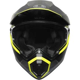 AGV Motorcycle Helmet Double Lens Uncovered Helmets Men's And Women's Electric Motorcycle AX9 Dual Sport Helmet Siberia Black Yellow | Small WN RJP9 TEP2