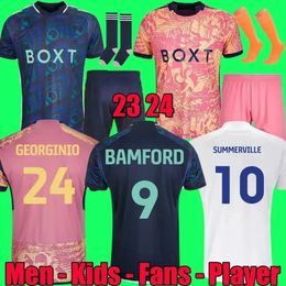 3XL 4XL 23 24 BAMFORD PIROE Leeds Unitedes soccer jerseys 2023 2024 third AMPADU Adams Aaronson Grey HARRISON Men Kids Home Away orange football shirt