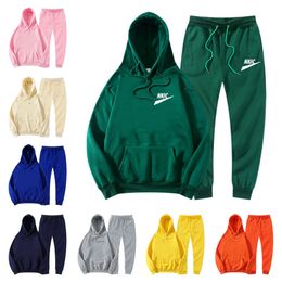 Tracksuit Hoodie Men Women Green Hoodies Designer Spring Autumn Hoodies Pants Fashion Letters Jacquard Street Clothes Casual Lovers Brand Clothes Sweatpant