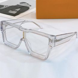 Mens Eyeglass CYCLONE SUNGLASSES Z1547 men transparent Glasses fashion classic square new catwalk lens 4 Crystal Elements Casual O183e