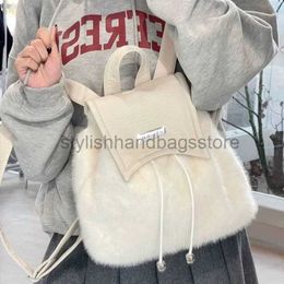 Backpack Style School Bags Sweet Soft Plus Soul Bag Cute style drawstring backpack with new capacity university student literature and bagstylishhandbagsstore