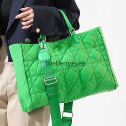Shoulder Bags High capacity casual handbag trend nylon Plus Coon Soul Crossbody Bags for Women Diamond Quilted Design and Bagblieberryeyes