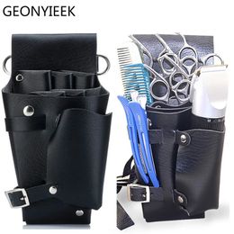 Hair Salon Barber Hair Scissors Bag Hairdressing Tools Scissors Kit Bags Hairdressing Barber Scissor Holster Bag Special Barber Accessories 231102