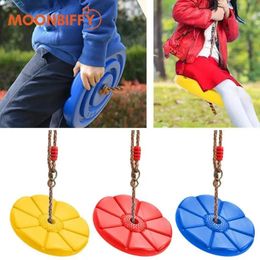 Swings Jumpers Bouncers Summer Kid Tree Swing Climbing Rope with Platforms Disc Tree Swing Seat Outdoor Indoor Swings and Swing Set Accessories Yard Toy 231101