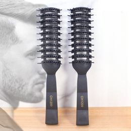 Men Hair Brush Scalp Massage Comb Random Colour Hair Care Hair Salon Hairdressing Styling Tools Spareribs Rib Comb Anti-static